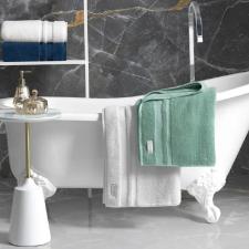 Toalha de rosto Trussardi Lorenzi 48cmx80cm 100% Algod�o Gelo