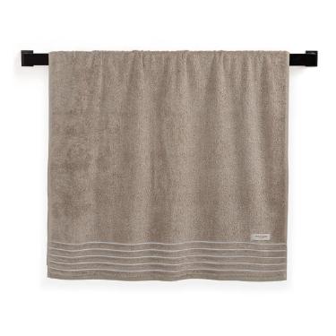 Toalha de rosto Trussardi Palladio 48cmx80cm 100% Algod�o Legno/Branco