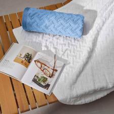 Toalha de praia Bella Riva 86cmx1,60m 100% Algod�o Azul