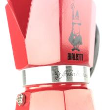 Cafeteira moka express em alum�nio Bialetti 6 x�caras 300ml vermelha