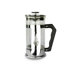 Cafeteira french em a�o inox e vidro Bialetti Preziosa 1 litro