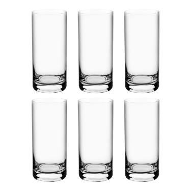 Jogo de copos altos em cristal ecol�gico Bohemia Larus 470ml 6 pe�as