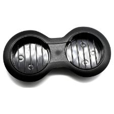 Forma dupla para hamburguer Falckelmann 6,5x19,7cm preto e vermelho