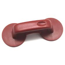 Forma dupla para hamburguer Falckelmann 6,5x19,7cm preto e vermelho