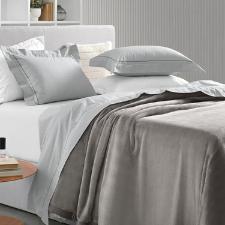 Jogo de len�ol Trussardi Cammillo 200 fios 100% Algod�o King Rosa/Rosa