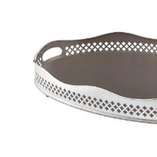 Bandeja Madeleine St. James Classique - Banho de Prata 70 cm