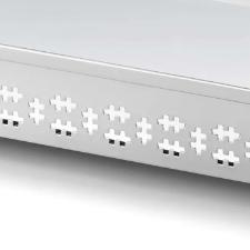 Bandeja Retangular St. James Mirror Cross Pequena 30x20cm: Banho de Prata