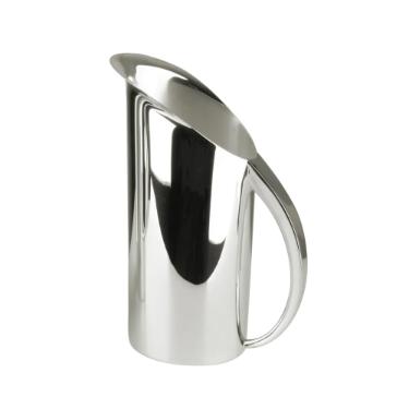 Jarra Oval para �gua Saint James Infinity em Prata, 1,3 Litro, Luxo e Eleg�ncia para Mesa