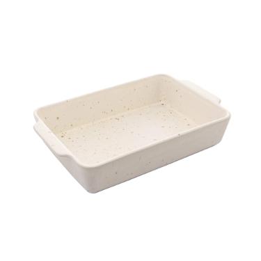 Refrat�rio em cer�mica Wolff Mist 35x22x7cm branco matte 29402