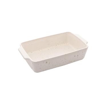 Refrat�rio em cer�mica Wolff Mist 29x17x7cm branco matte 29403