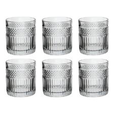 Jogo de copos baixos em vidro L'Hermitage Palace 330ml 6 pe�as incolor