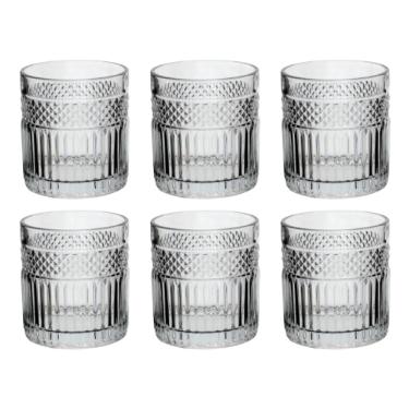 Jogo de copos baixos em vidro L'Hermitage Palace 330ml 6 pe�as incolor