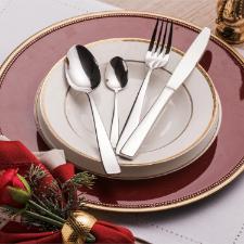 Faqueiro em a�o inox com caixa litografada Wolff Pisa 101 pe�as 71895