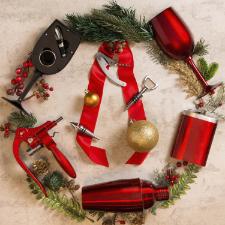 Tampa para garrafa de vinho em Zamac Wolff 9x2cm