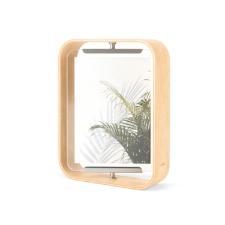 Porta-retratos em madeira Umbra Bellwood 13x18cm natural