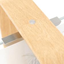 Porta-retratos em madeira Umbra Bellwood 13x18cm natural