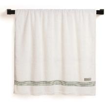 Jogo de banho e rosto Trussardi Reali 2 pe�as 86cmx1,50m Branco/Verde