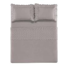 Jogo de len�ol Trussardi Scalvini 300 fios em algod�o Eg�pcio King Marmo e Platino