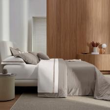 Colcha Trussardi Dianna 300 fios em algod�o Eg�pcio 2,90mx2,70m King Marmo