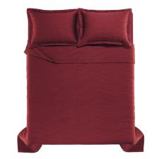 Colcha Trussardi Novara 300 fios em algod�o Eg�pcio 2,40mx2,80m Casal Vino