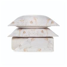 Colcha em algod�o eg�pcio 300 fios Trussardi Primaverili queen estampado