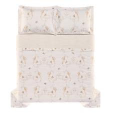 Colcha em algod�o eg�pcio 300 fios Trussardi Primaverili queen estampado