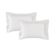 Jogo de fronhas 2 pe�as Trussardi San Felice 200 fios 50cmx70cm Branco