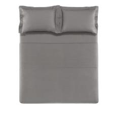 Jogo de len�ol Trussardi San Felice 200 fios em algod�o King Ard�sia