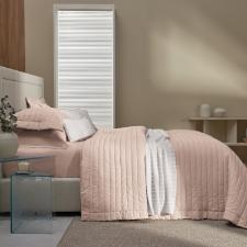 Colcha Trussardi Monteleone 200 fios em algod�o 2,90mx2,60m King Soft Rose