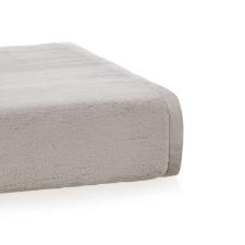 Cobertor em microfibra aveludado Trussardi Nales queen 240x260cm cenere