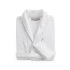 Roup�o feminino 100% algod�o Trussardi Am�lia GG branco e nocciola