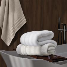 Toalha de rosto Trussardi Divine 48cmx90cm em algod�o Nocciola