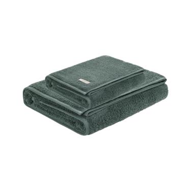 Jogo de banho e rosto em algod�o Trussardi Fontani 86cmx1,50m 2 pe�as Boschi