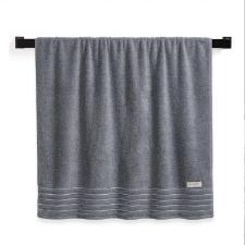 Toalha de rosto Trussardi Palladio 48cmx80cm em algod�o Azzuro e Branco