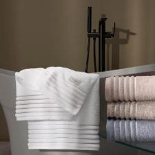 Jogo de Banho Trussardi Palladio 5 Pe�as 86cmx1,50m em algod�o Ard�sia/Branco