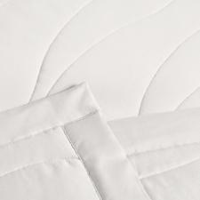 Colcha Trussardi Novara 300 fios em algod�o Eg�pcio 2,60mx2,80m Queen Branco