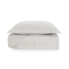 Colcha Trussardi Novara 300 fios em algod�o Eg�pcio 2,00mx2,80m Solteiro Branco