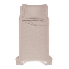 Colcha Trussardi Novara 300 fios em algod�o Eg�pcio 2,00mx2,80m Solteiro Nocciola