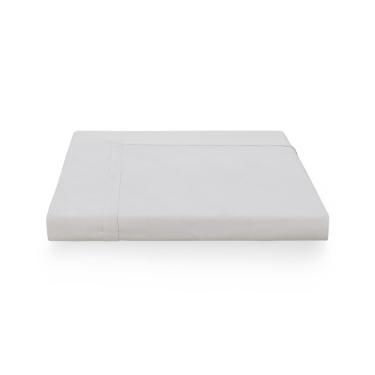 Capa para edredom em algod�o Eg�pcio Trussardi Vercelli 300 fios 2,90mx2,70m King Branco