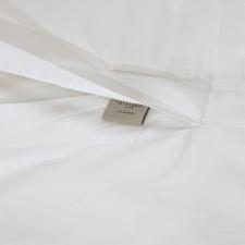 Capa para edredom em algod�o Eg�pcio Trussardi Vercelli 300 fios 2,90mx2,70m King Branco