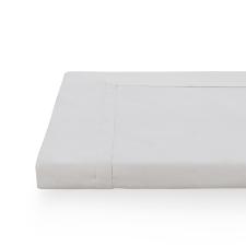 Capa para edredom em algod�o Eg�pcio Trussardi Vercelli 300 fios 2,50mx2,70m Queen Branco