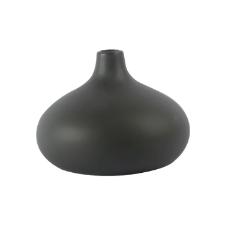 Vaso em cer�mica L'Hermitage Alent 16x12cm preto