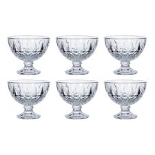Jogo de sobremesa em vidro L'Hermitage Suivante 7 pe�as incolor