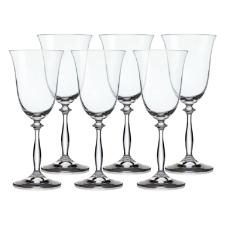 Jogo de ta�as para vinho tinto em cristal Bohemia Angela 6 ta�as 250ml