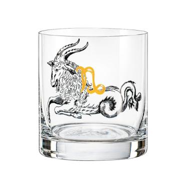 Copo wisk em cristal Bohemia Zodiac Capric�rnio 280ml