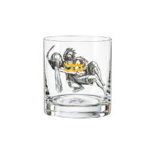 Copo wisk em cristal Bohemia Zodiac Aqu�rio 280ml