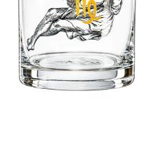 Copo wisk em cristal Bohemia Zodiac Virgem 280ml