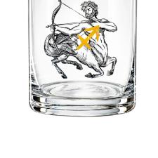 Copo wisk em cristal Bohemia Zodiac Sargit�rio 280ml