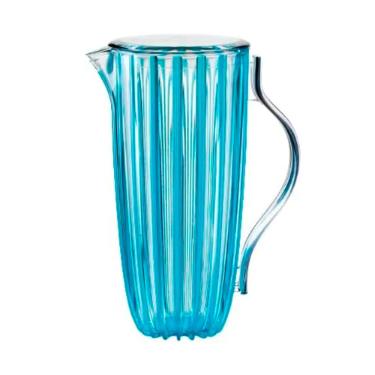 Jarra com tampa em bio pl�stico Guzzini Dolcevita Turquesa 1,7 litro