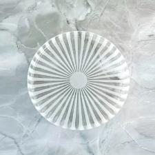 Bandeja redonda para servir em bio pl�stico Guzzini Dolcevita 31x3,5cm p�rola